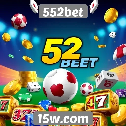 Diversidade de jogos disponíveis na 552bet